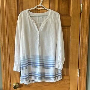J. Jill Cream Tunic Top